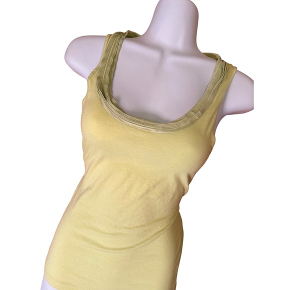 Banana Republic Tops - Y2K 2000s style Banana Republic Womens Green‎ Scoop Neck Tank Top
